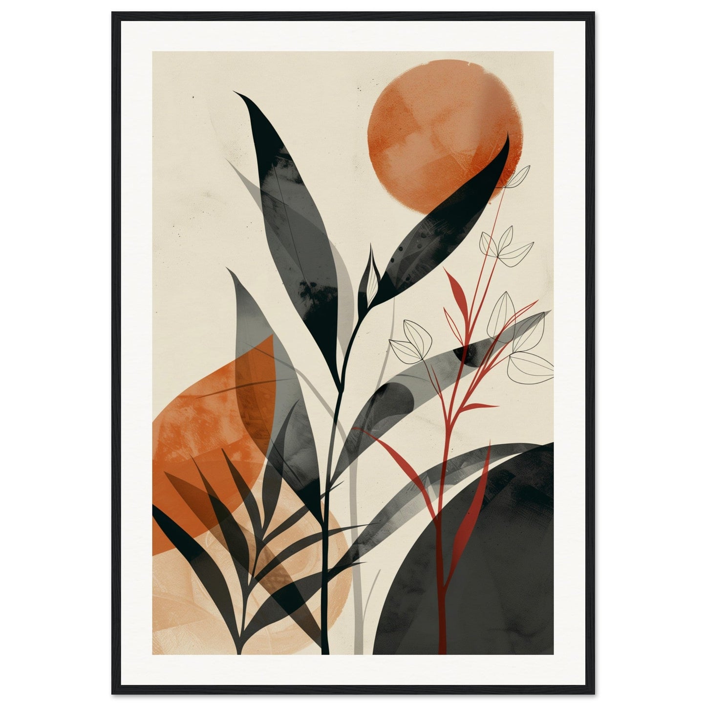 Affiche Aesthetic ( 70x100-cm-Bois-noir)