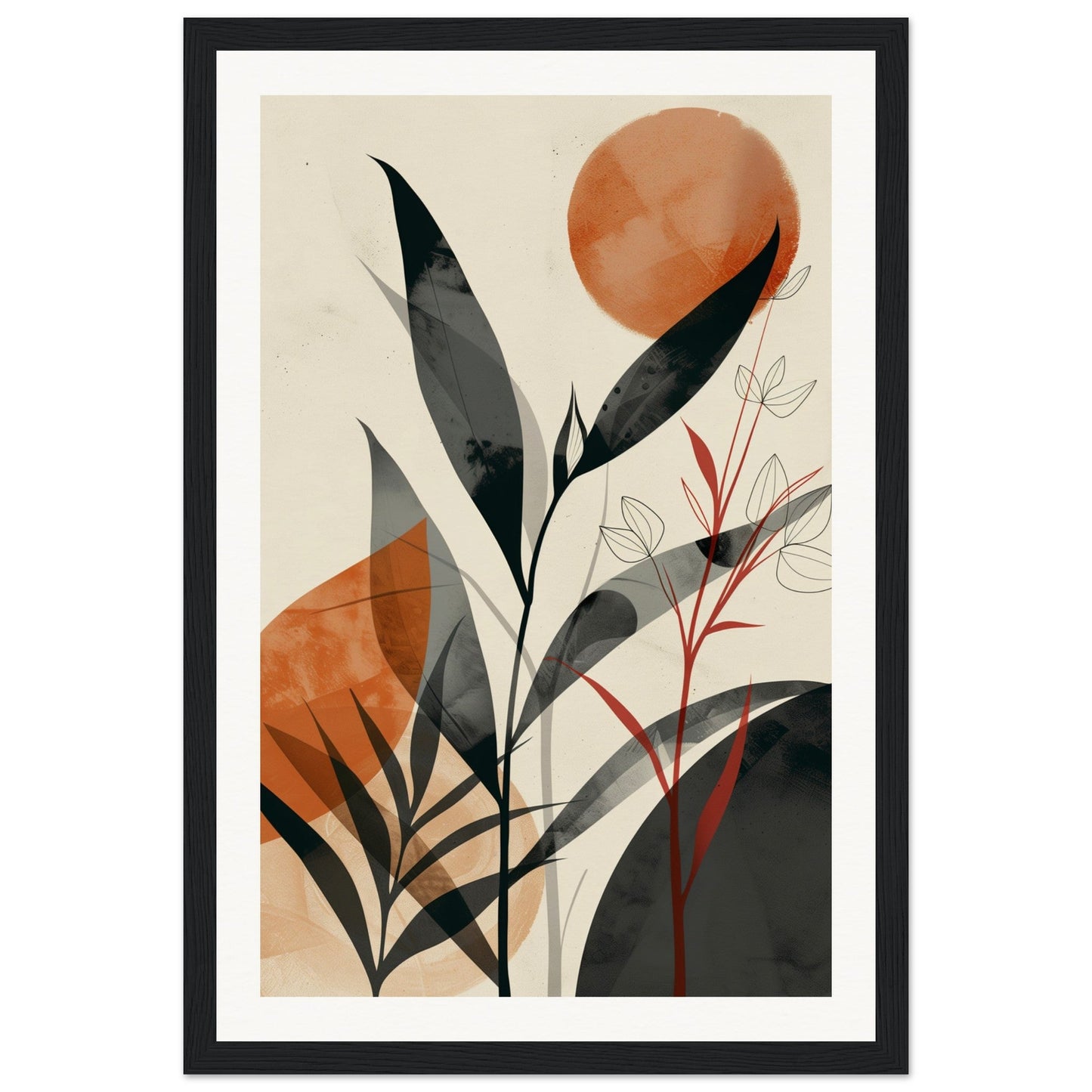 Affiche Aesthetic ( 30x45-cm-Bois-noir)