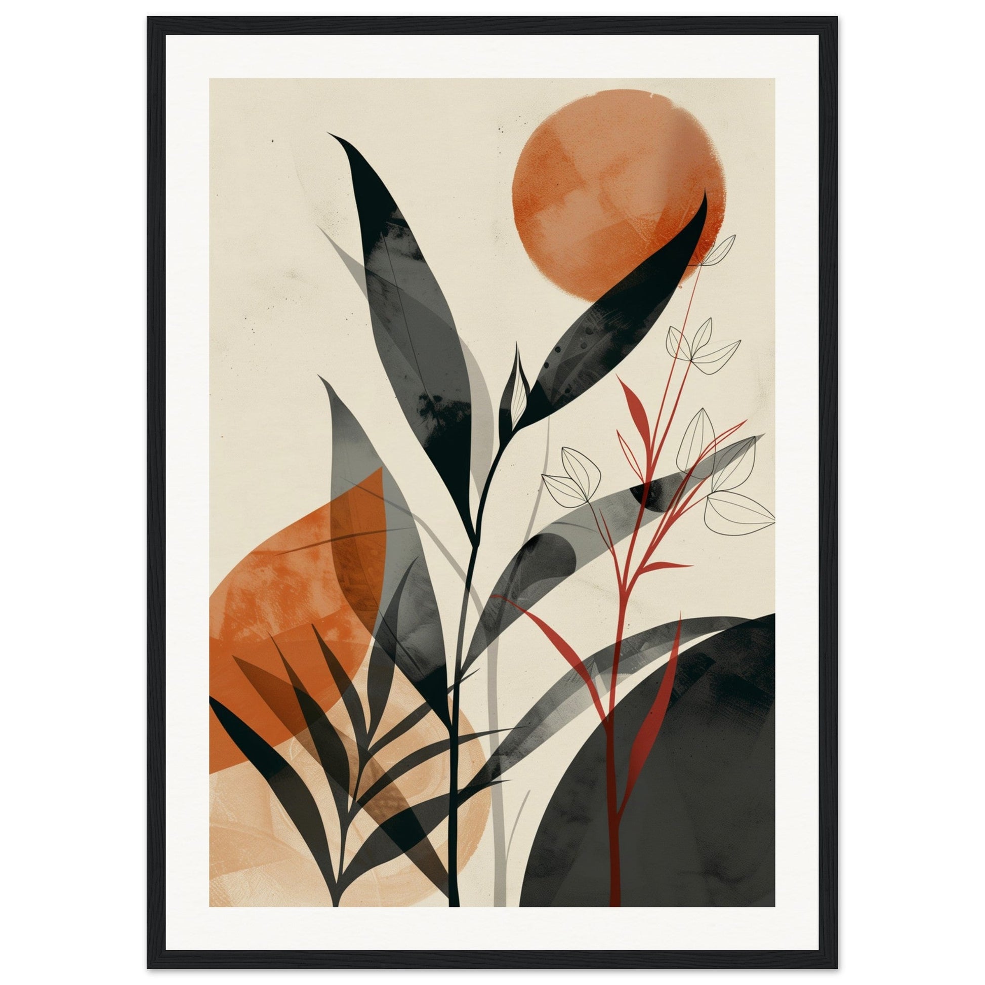 Affiche Aesthetic ( 50x70-cm-Bois-noir)