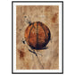 Affiche Basket Ancienne ( 70x100-cm-Bois-noir)