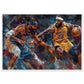 Affiche Basket NBA ( 70x100-cm-Bois-blanc)