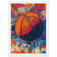 Affiche Basketball ( 21x29.7-cm-Bois-blanc)