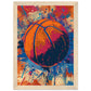 Affiche Basketball ( 21x29.7-cm-Bois-clair)