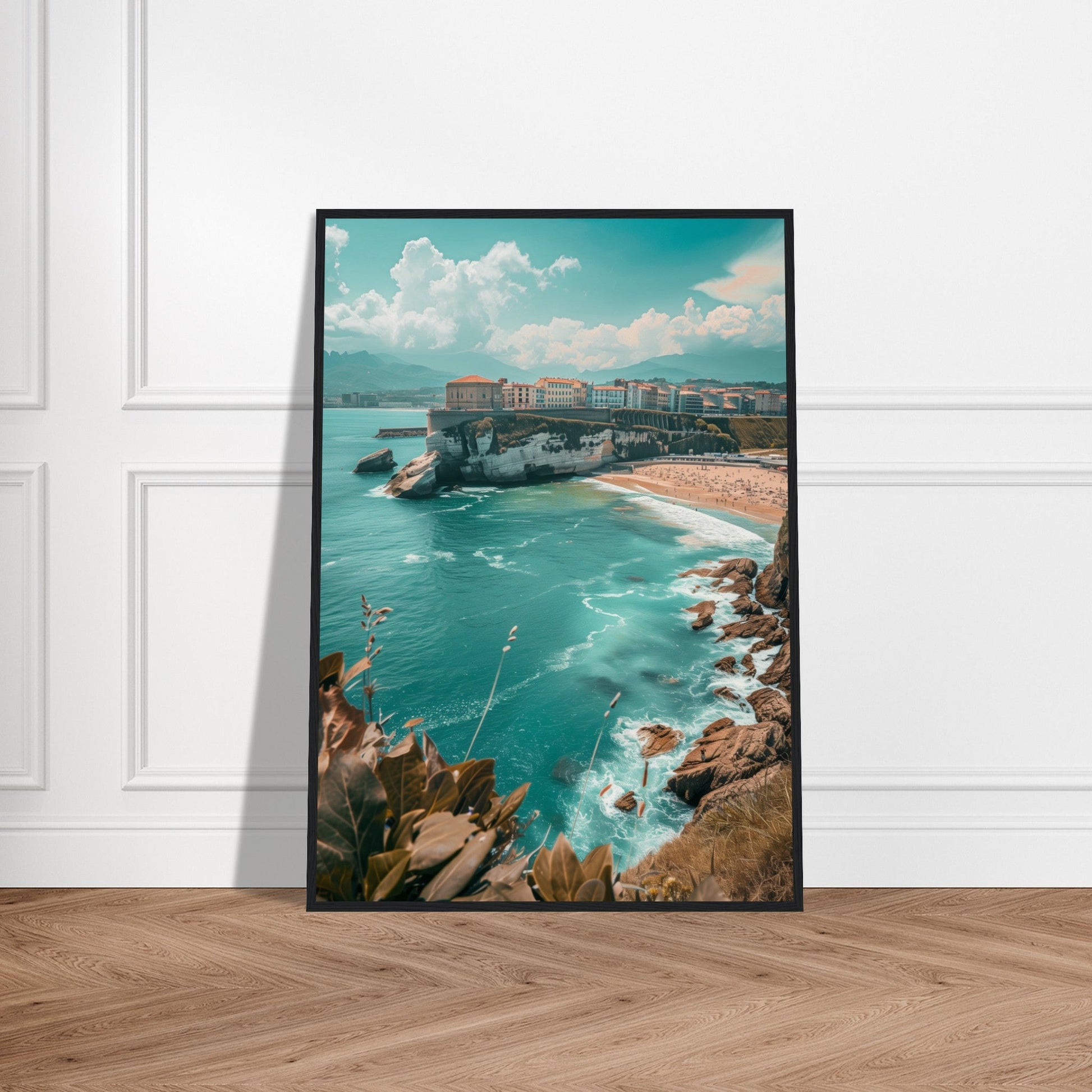 Affiche Biarritz En Été Plage ( )