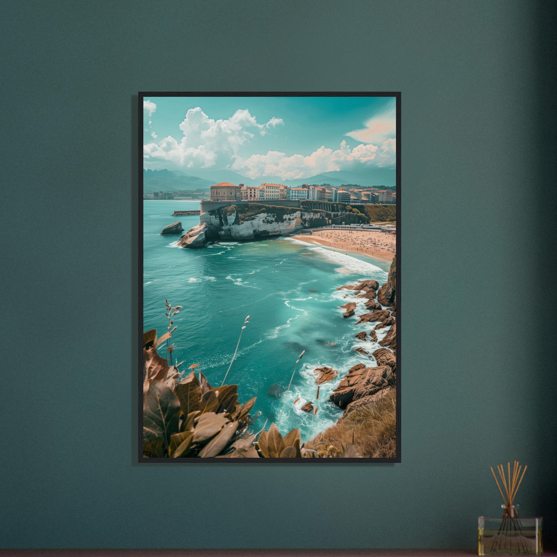 Affiche Biarritz En Été Plage ( )