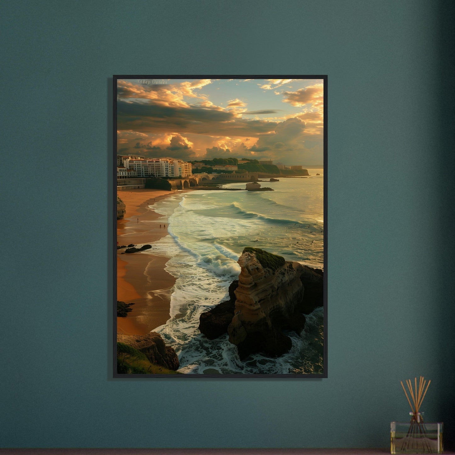 Affiche Biarritz Grande Plage ( )