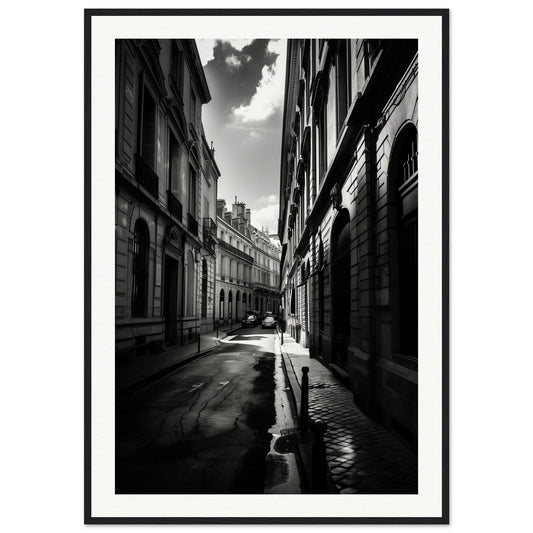 Affiche Bordeaux Noir et Blanc ( 70x100-cm-Bois-noir)