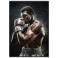 Affiche Boxe Mohamed Ali ( 70x100-cm-Bois-noir)