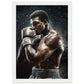 Affiche Boxe Mohamed Ali ( 21x29.7-cm-Bois-blanc)