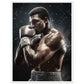 Affiche Boxe Mohamed Ali ( 60x80-cm-Bois-blanc)