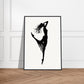 Affiche Danseuse Noir et Blanc ( )