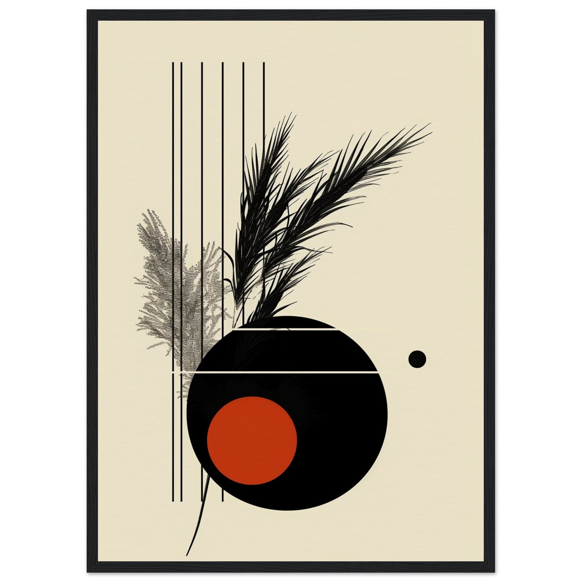 Affiche Déco Chambre ( 50x70-cm-Bois-noir)