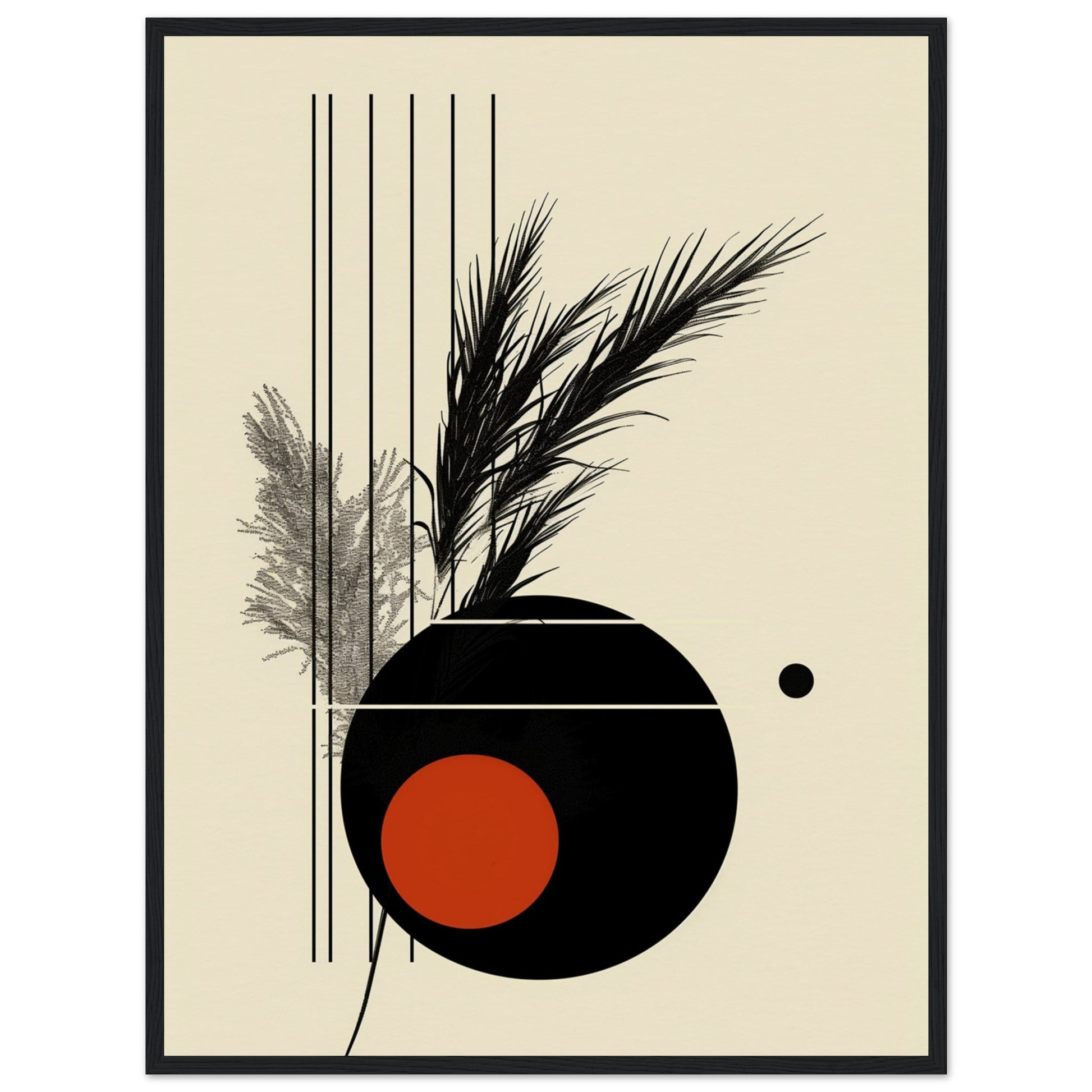 Affiche Déco Chambre ( 60x80-cm-Bois-noir)