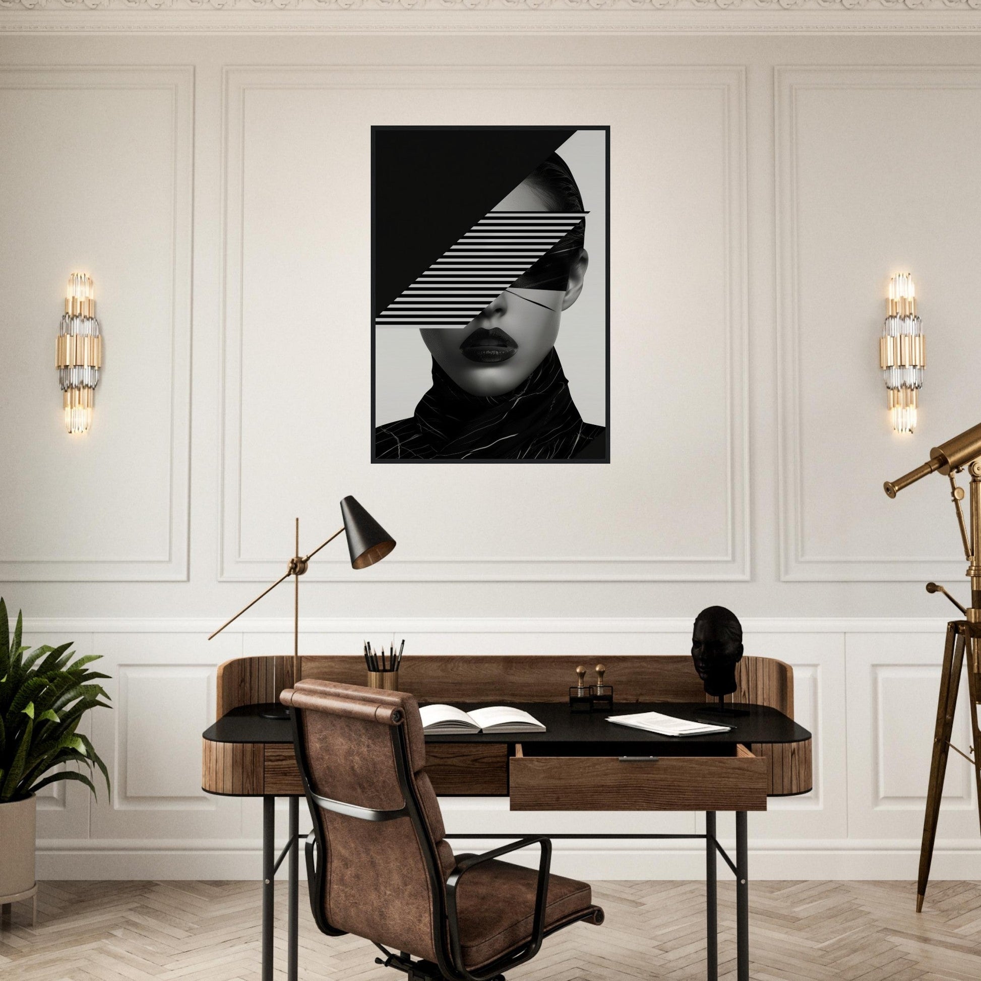 Affiche Déco Noir et Blanc ( )