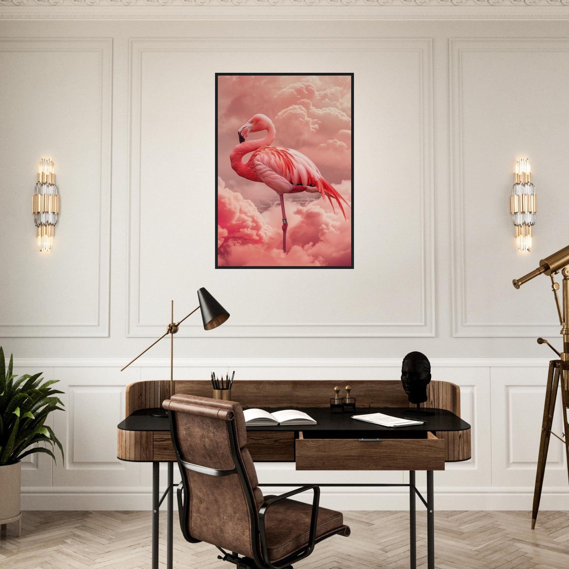 Affiche Flamant Rose ( )