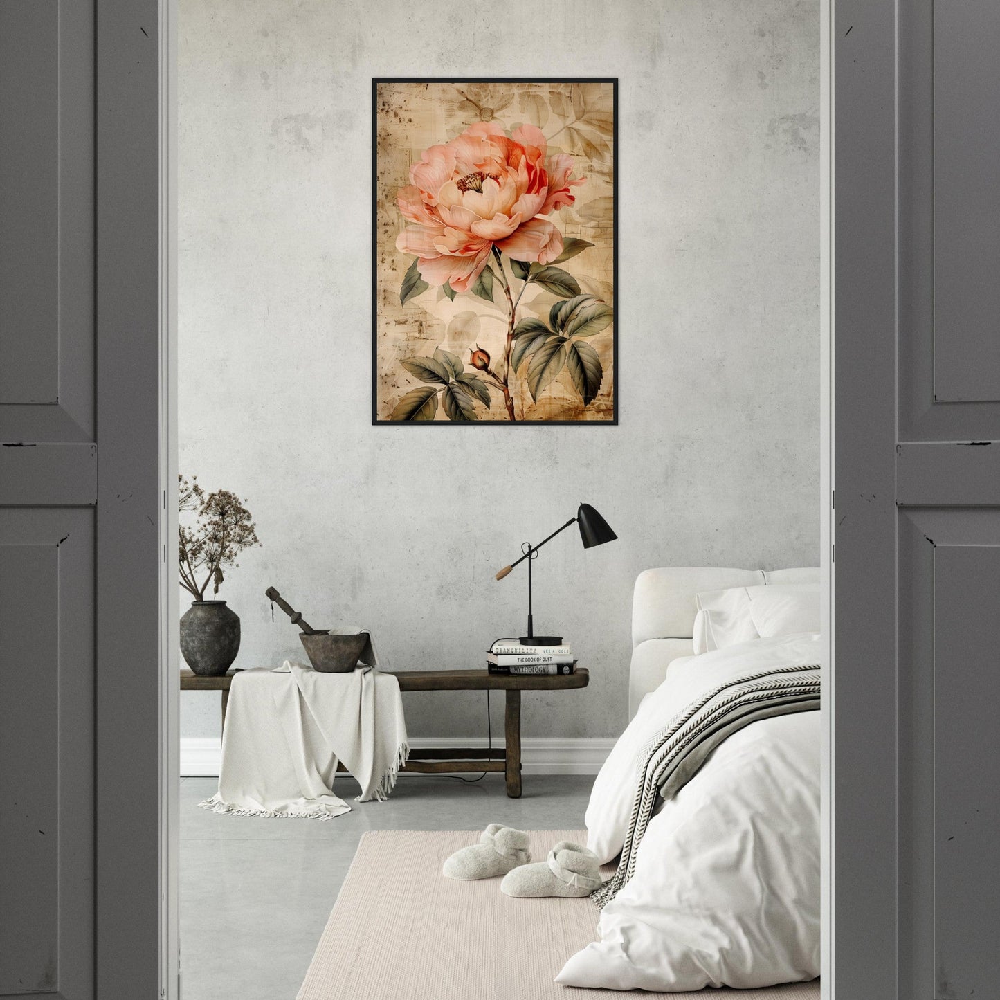 Affiche Fleur Vintage ( )