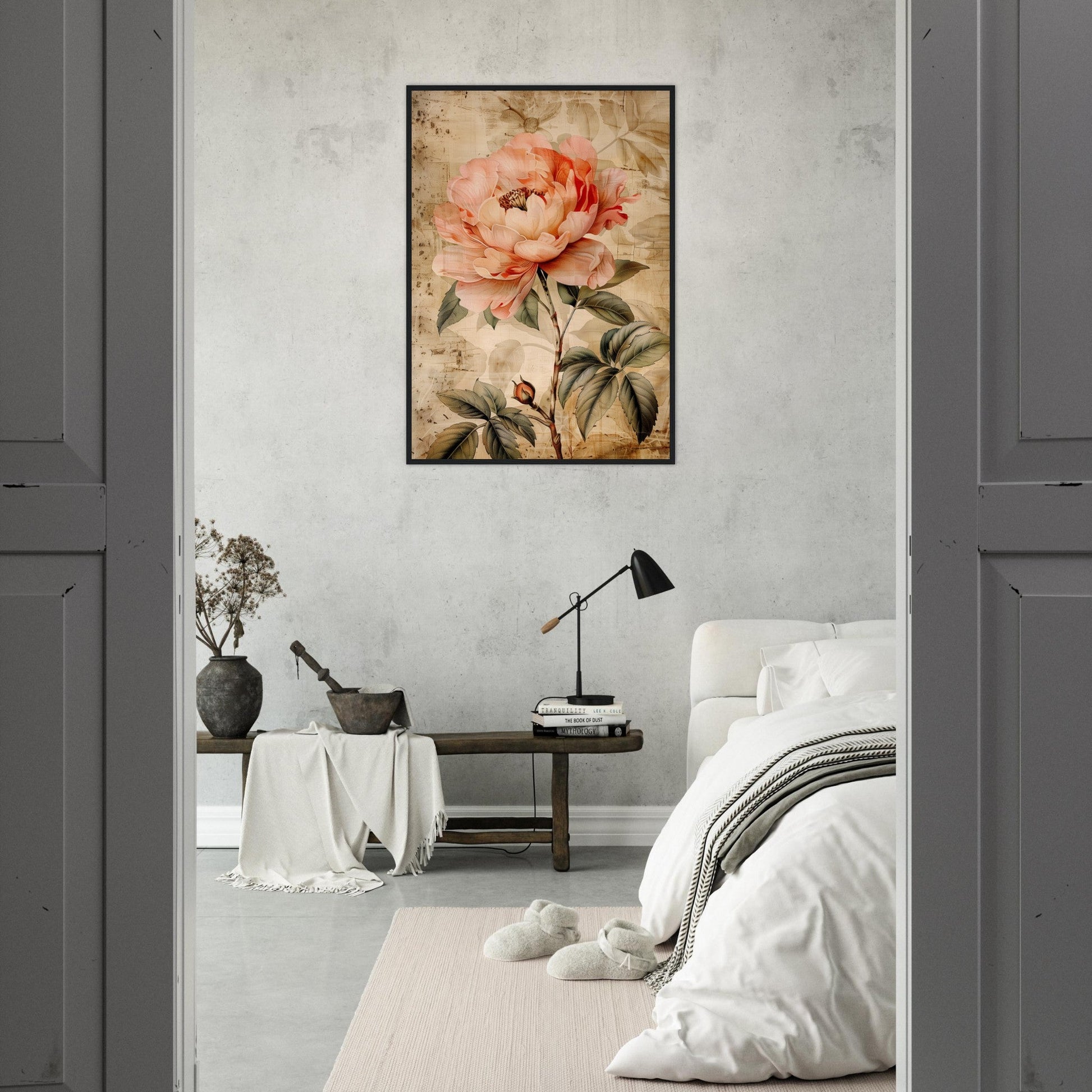 Affiche Fleur Vintage ( )