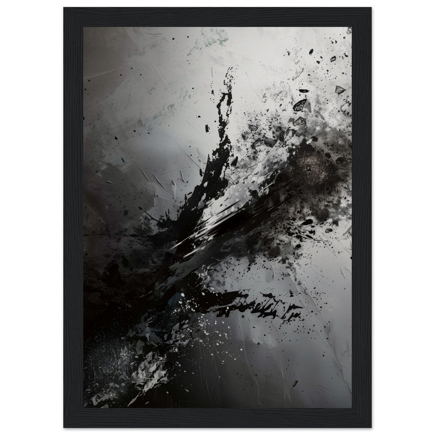 Affiche Grise ( 21x29.7-cm-Bois-noir)