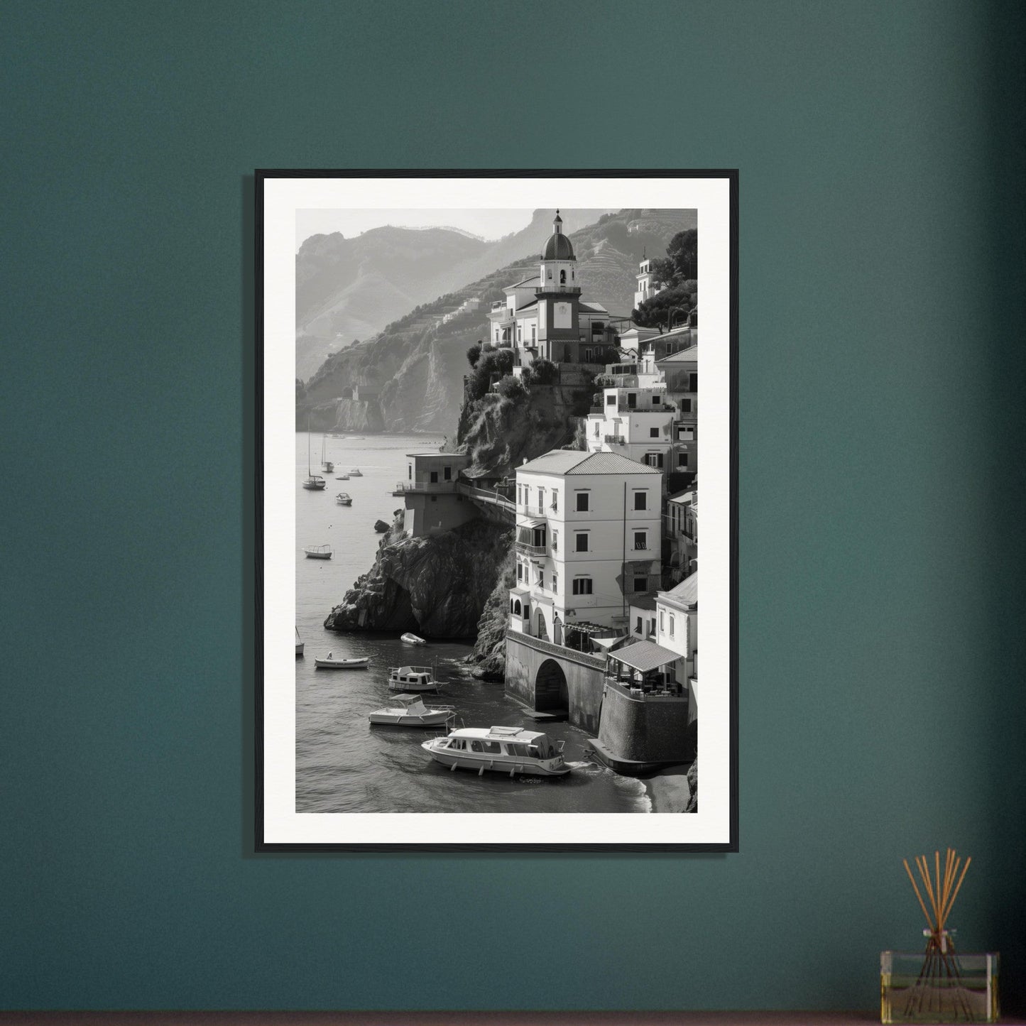 Affiche Italie Noir Et Blanc ( )