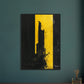 Affiche Jaune et Noir ( )