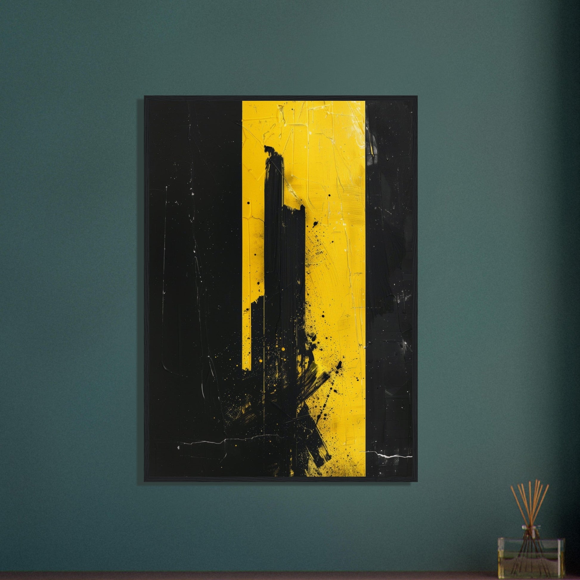 Affiche Jaune et Noir ( )