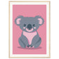 Affiche Koala Chambre Bébé ( 50x70-cm-Bois-clair)