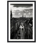 Affiche Nantes Noir Et Blanc ( 30x45-cm-Bois-noir)