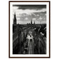 Affiche Nantes Noir Et Blanc ( 50x70-cm-Bois-foncé)