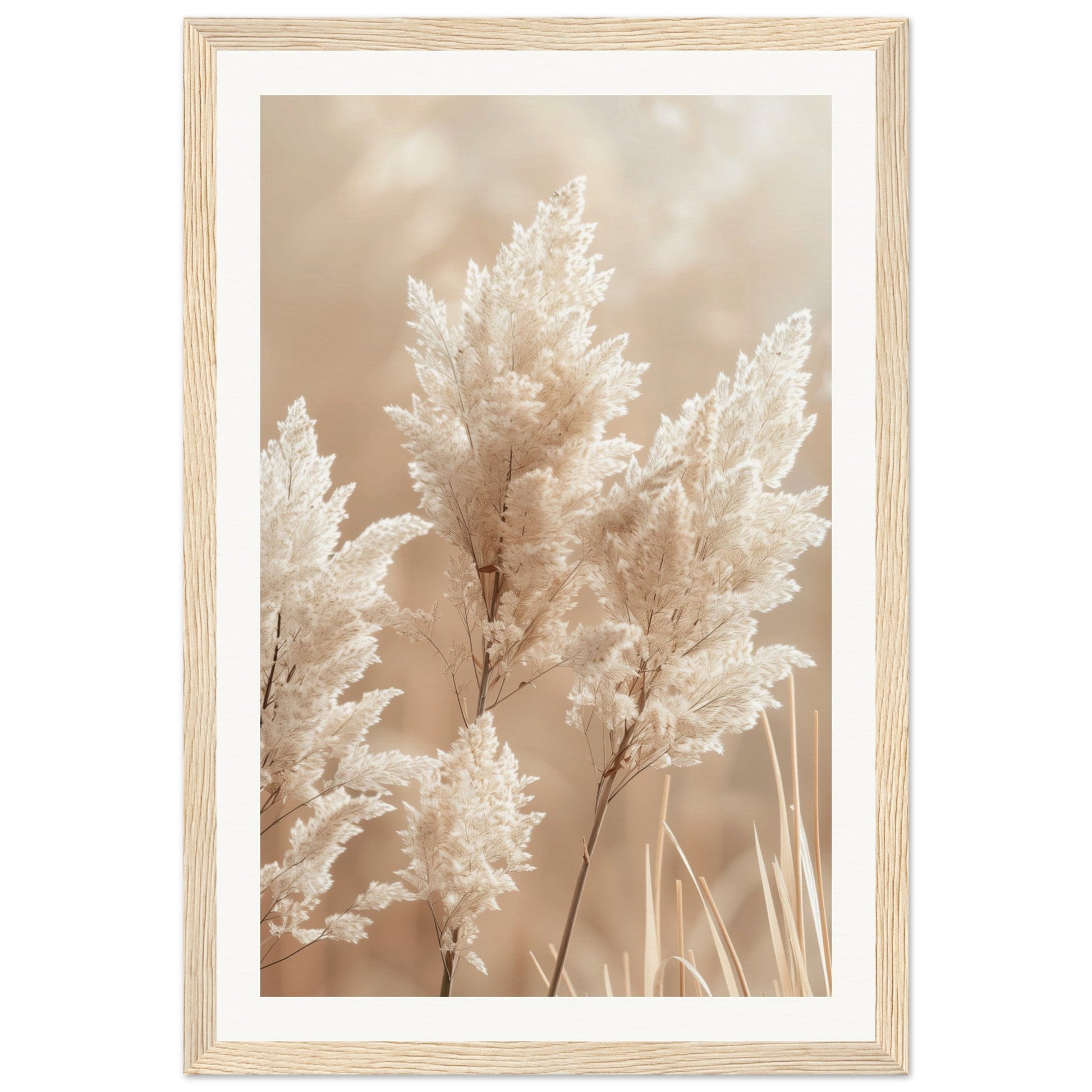 Affiche Nature Beige ( 30x45-cm-Bois-clair)