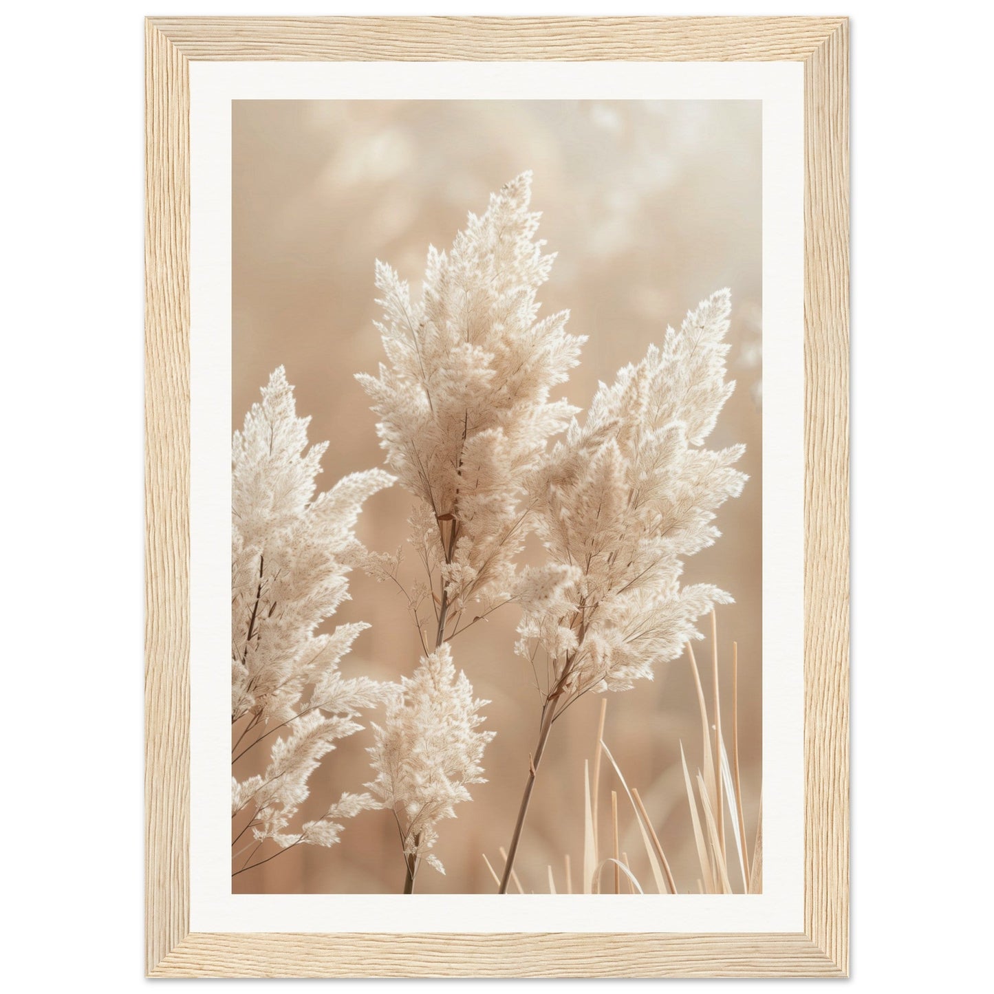 Affiche Nature Beige ( 21x29.7-cm-Bois-clair)