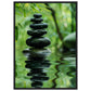 Affiche Nature Zen ( 50x70-cm-Bois-noir)