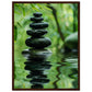 Affiche Nature Zen ( 45x60-cm-Bois-foncé)