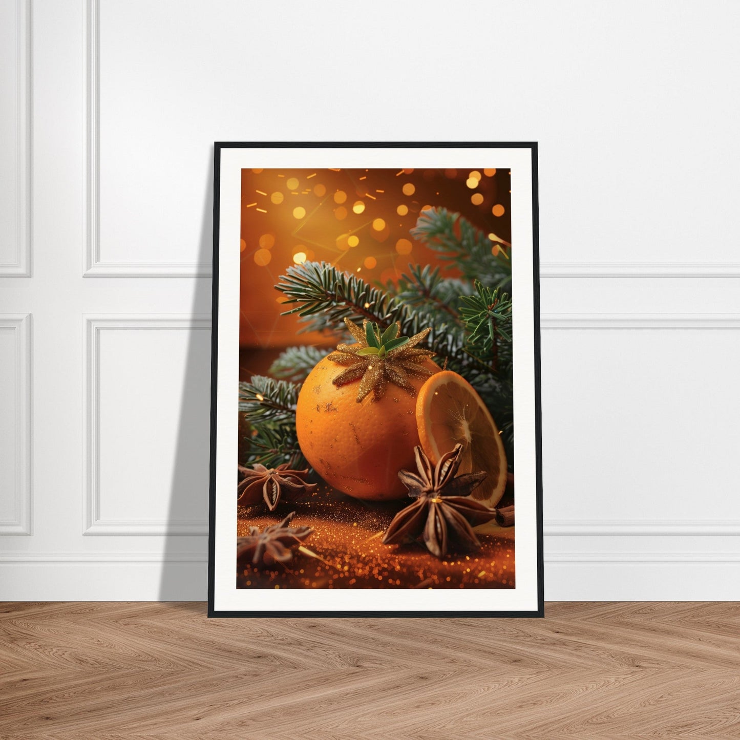 Affiche Noël Orange ( )