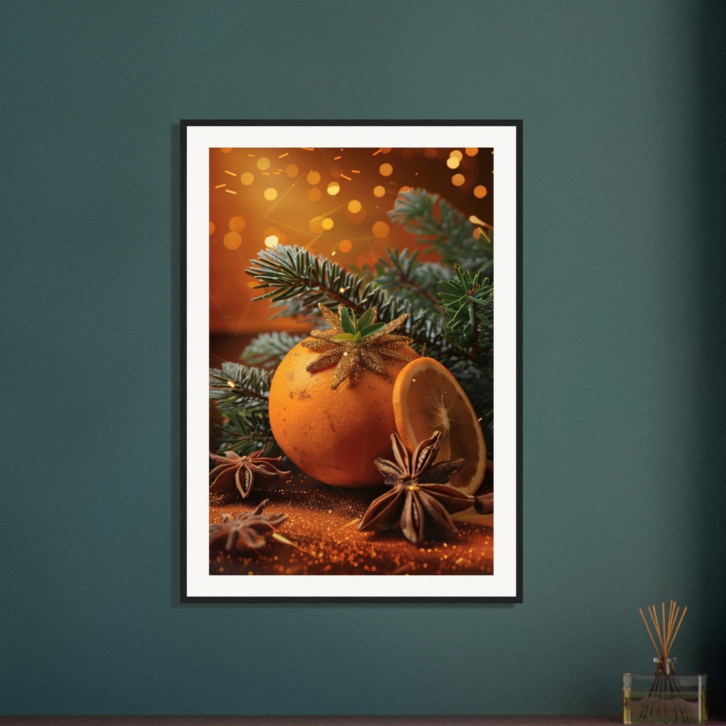 Affiche Noël Orange ( )