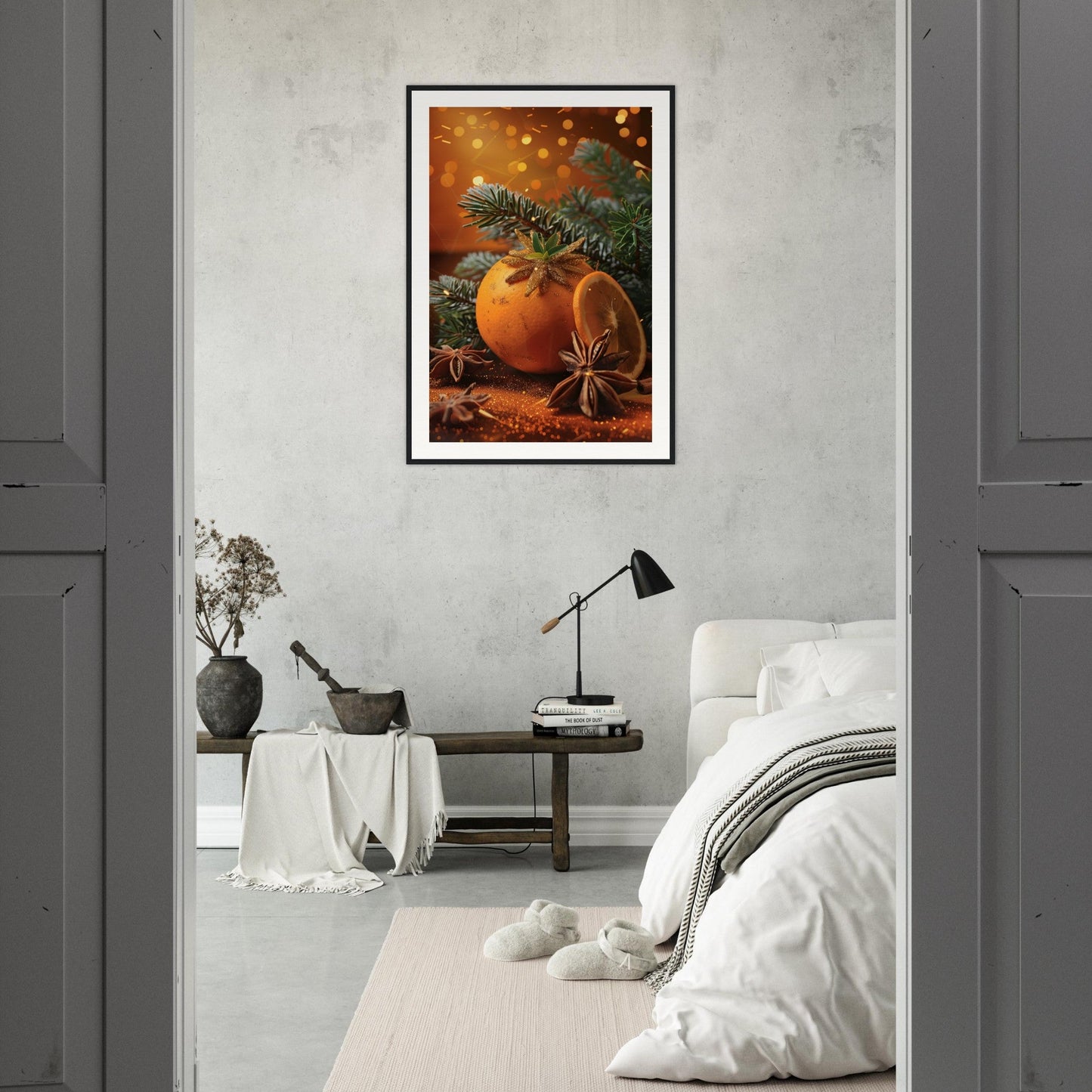 Affiche Noël Orange ( )