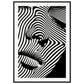 Affiche Noir et Blanc Design ( 70x100-cm-Bois-noir)