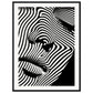 Affiche Noir et Blanc Design ( 60x80-cm-Bois-noir)