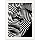 Affiche Noir et Blanc Design ( 60x80-cm-Bois-blanc)