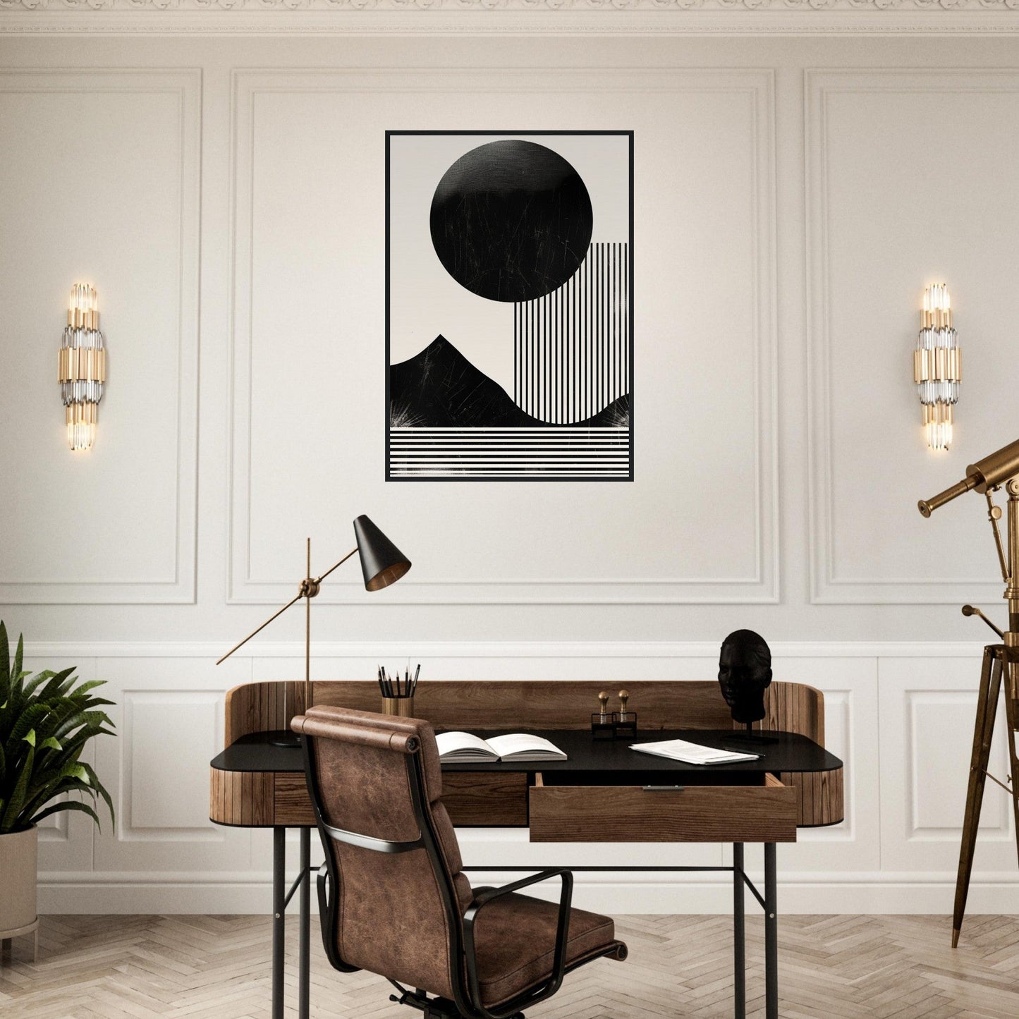 Affiche Noir et Blanc Scandinave ( )