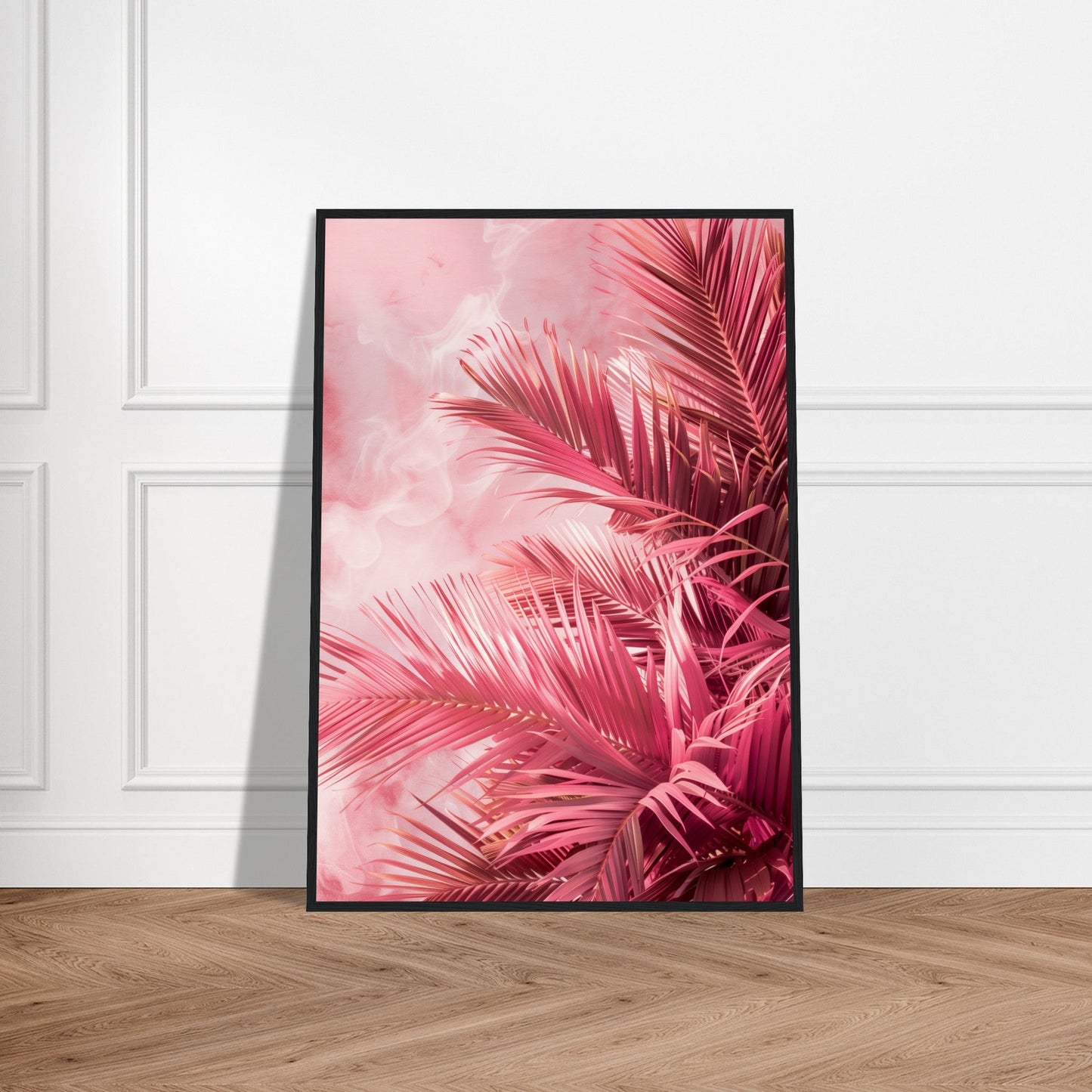 Affiche Palmier Rose ( )