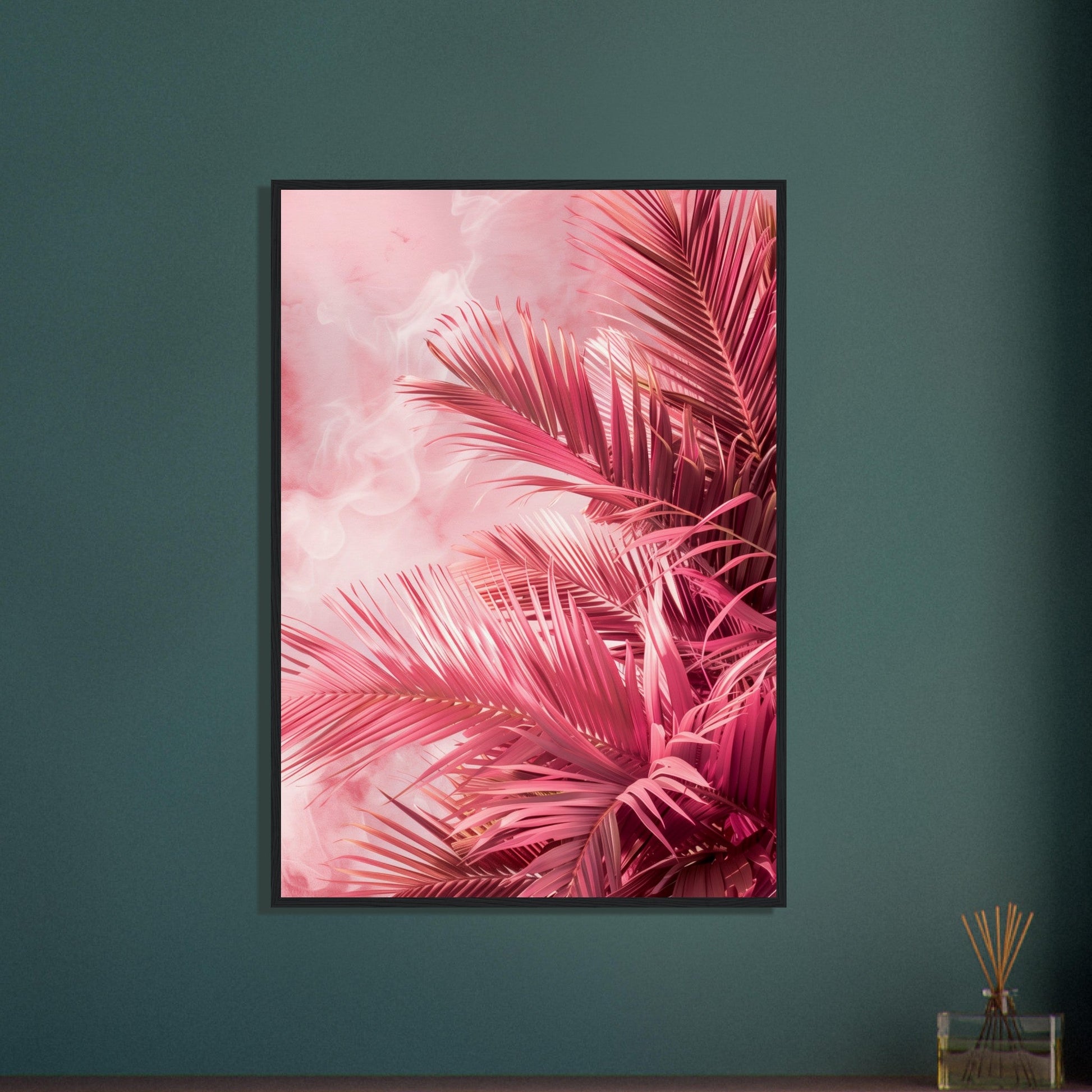 Affiche Palmier Rose ( )