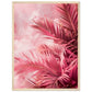 Affiche Palmier Rose ( 45x60-cm-Bois-clair)