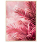 Affiche Palmier Rose ( 60x80-cm-Bois-clair)