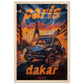 Affiche Paris Dakar ( 30x45-cm-Bois-clair)