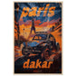 Affiche Paris Dakar ( 60x90-cm-Bois-clair)