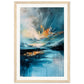 Affiche Paysage Abstrait ( 30x45-cm-Bois-clair)