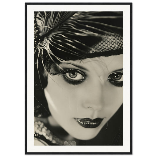 Affiche Photographie 1930 ( 70x100-cm-Bois-noir)