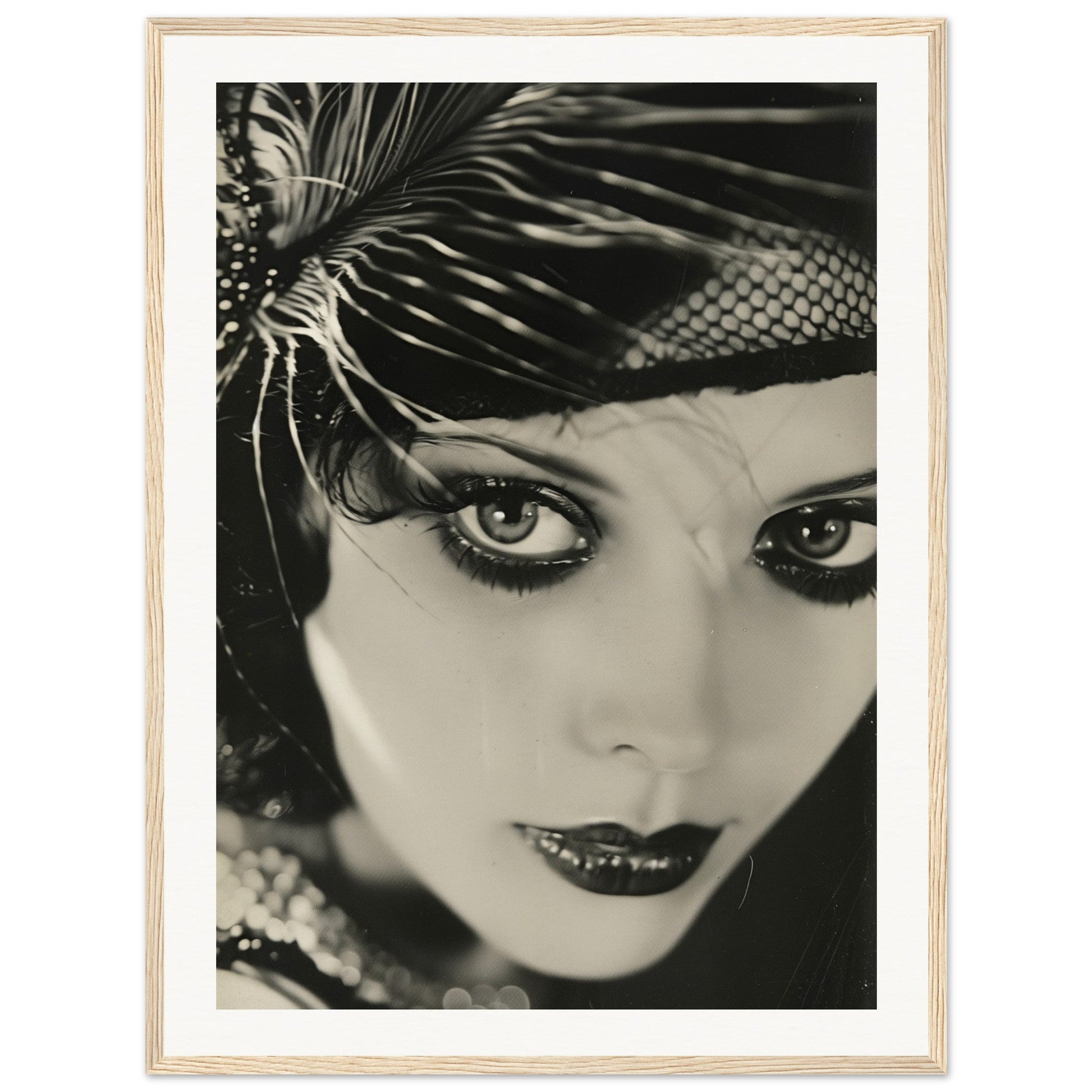 Affiche Photographie 1930 ( 60x80-cm-Bois-clair)