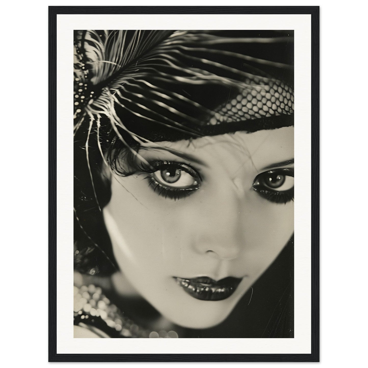 Affiche Photographie 1930 ( 45x60-cm-Bois-noir)