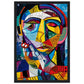 Affiche Picasso ( 30x45-cm-Bois-noir)